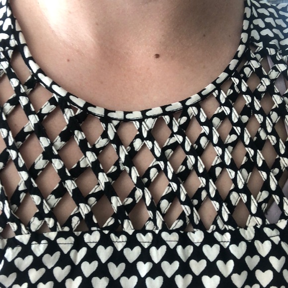 Black and cream print romper - Picture 4 of 5